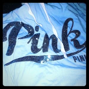 Victorias secret pink sequined hoodie